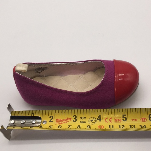 Gap Little Girls Cap Toe Ballet Flats Shoes Size 6 - Picture 9 of 10